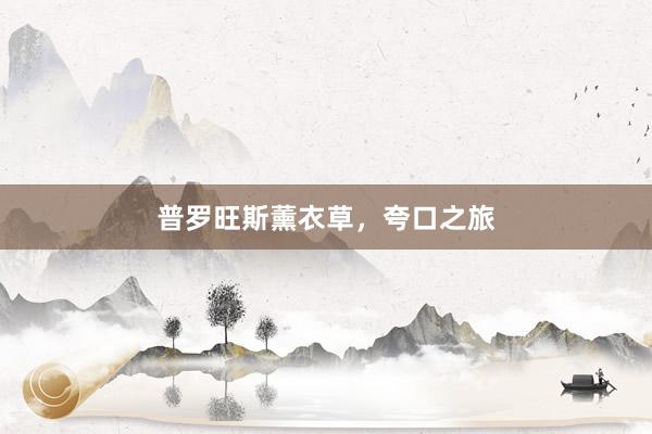 普罗旺斯薰衣草，夸口之旅